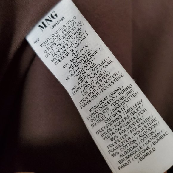 MANGO Olive Green Military Jacket + Faux Fur Vest - Picture 14 of 15